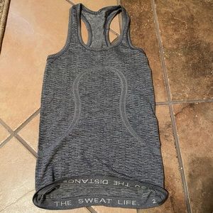 Grey LuLu Tank Top